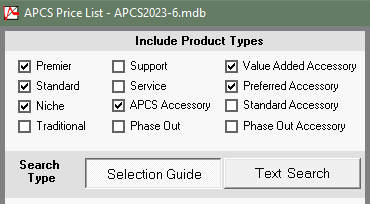 Program Version and Product Types